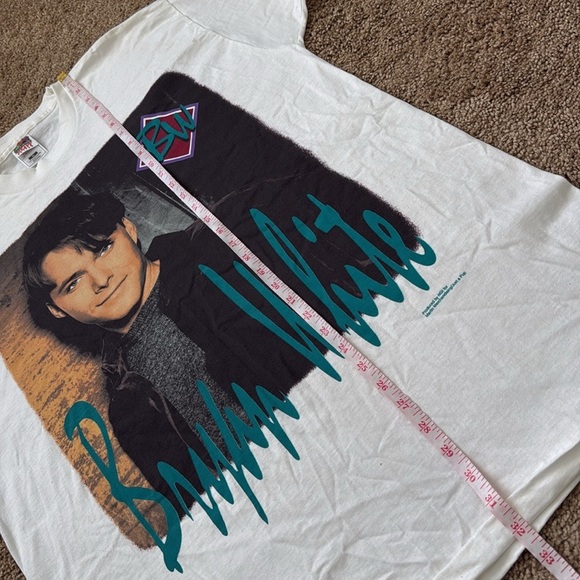 Vintage 90s Bryan White Graphic Band Tour T Shirt Single Stitch - Picture 7 of 7